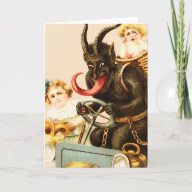 Keeping Krampus Holiday Card (Front)