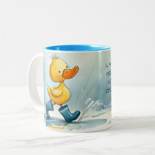 Keeping the Webbed Feet Dry Two-Tone Mug