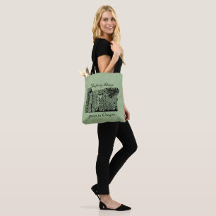 Keeping things green in Oregon tote bag