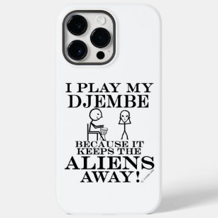 Keeps Aliens Away Djembe Case-Mate iPhone Case