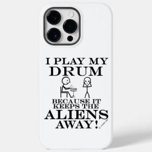 Keeps Aliens Away Drum Case-Mate iPhone Case