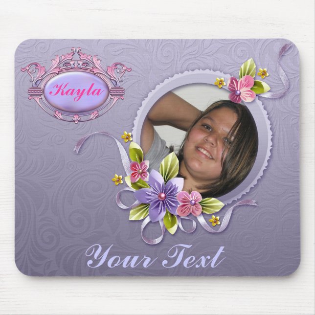 Keepsake Add ur Photo/Text  # 2Mousepad Mouse Mat (Front)