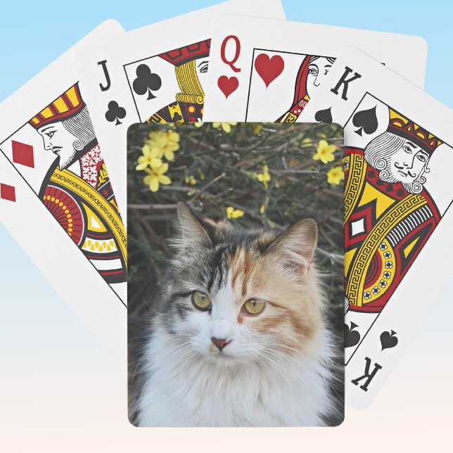 Keepsake Add Your Photo Excellent Quality Kitty Playing Cards (Creator Uploaded)