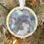 Keepsake Baby or Pet Photo First Hanukkah Ornament<br><div class="desc">This sweet ornament is perfect for baby's first Hanukkah, puppy's first Hanukkah (or kitten's first Hanukkah, but don't tell the dogs we said that!), to commemorate a sweet fur-baby gone to the Rainbow Bridge too soon. Upload your photo (square works best, and other size will be cropped square) and remember...</div>