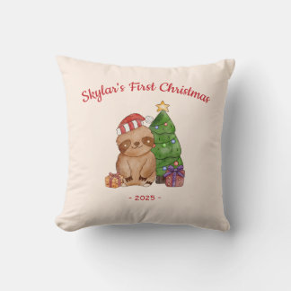 Keepsake Baby's First Christmas Cushion