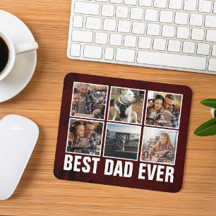 Keepsake Best Dad Ever Father's Day Photo Collage Mouse Mat