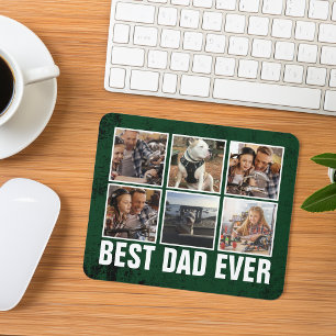 Keepsake Best Dad Ever Father's Day Photo Collage Mouse Mat