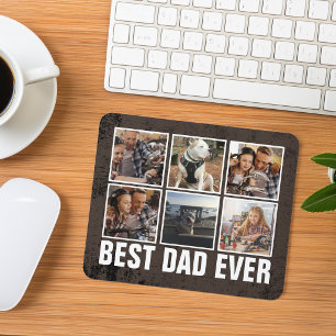 Keepsake Best Dad Ever Father's Day Photo Collage Mouse Mat
