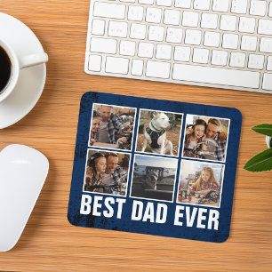 Keepsake Best Dad Ever Father's Day Photo Collage Mouse Mat