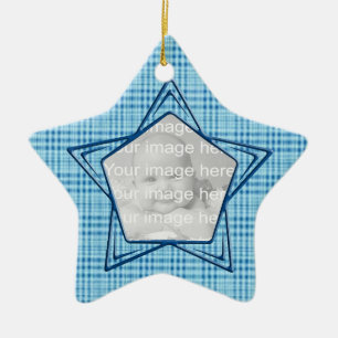 Keepsake Blue Baby's First Christmas Ornament