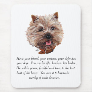 Keepsake Cairn Terrier - Male Mouse Mat
