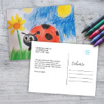 Keepsake Children's Art  Holiday Postcard<br><div class="desc">Send a smile with a postcard that's more than just a message—it's a mini art gallery! This unique design transforms the charm of children's drawings into a vibrant, whimsical collage, ready to showcase your little one's creativity. Perfect for sharing, gifting, or framing, this postcard is a delightful celebration of imagination...</div>