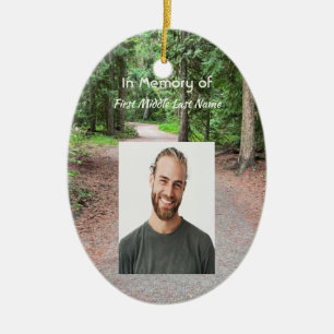 Keepsake Christian Trail Path Walk Hike Forest Ceramic Tree Decoration