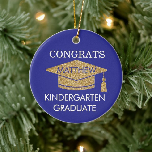 Keepsake! Congrats Kindergarten Grad Ceramic Tree Decoration (Tree)