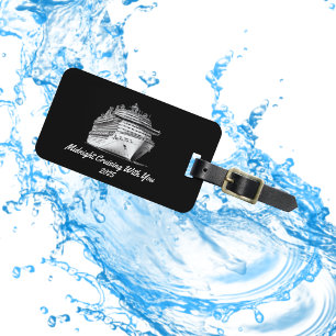 Keepsake Cruise Black Personalise Luggage Tag