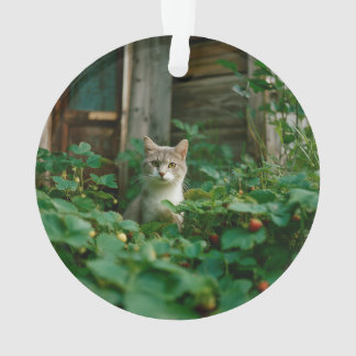 Keepsake Family Cat 2 Sided Photo Ornament