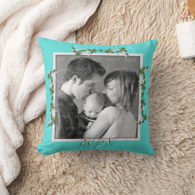 Keepsake Family New Baby Newlyweds Photo Cushion (Blanket)