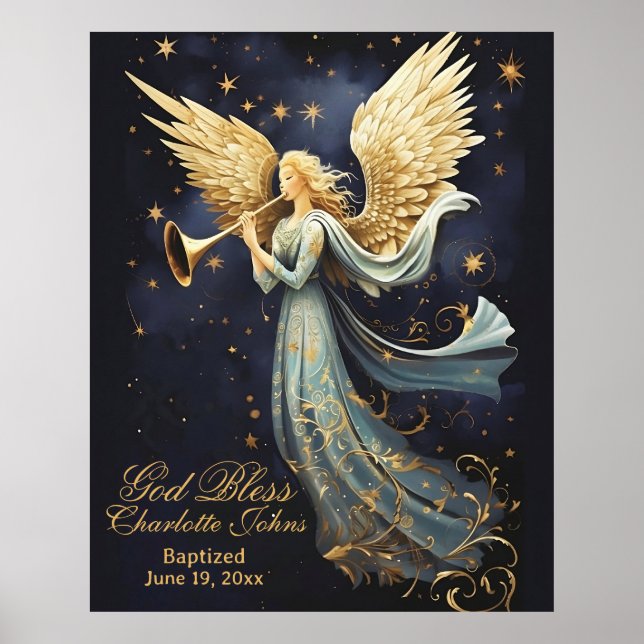 Keepsake for Baptism First Communion, Confirmation Poster (Front)