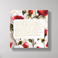 Keepsake For Mum Premium Wrapped Canvas (Gloss)