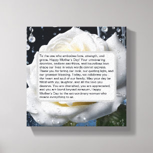 Keepsake For Mum Premium Wrapped Canvas (Gloss)