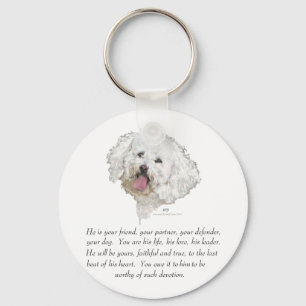 Keepsake, Male Dog Key Ring