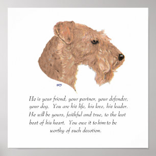Keepsake, Male Dog Poster