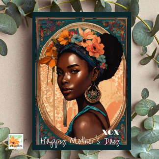 keepsake mother's day with beautiful woman card