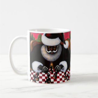 Keepsake Mug: Artistic Black Santa Collection Coffee Mug