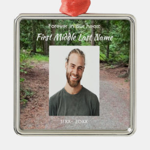 Keepsake Nature Trail Path Walk Hike Forest Metal Tree Decoration