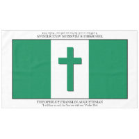 Keepsake | NIGERIA FLAG | Cross Scripture Large