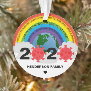 Keepsake Personalised 2020 Covid Christmas Tree Ornament