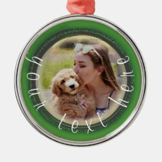 Keepsake Personalised Photo Christmas Metal Tree Decoration