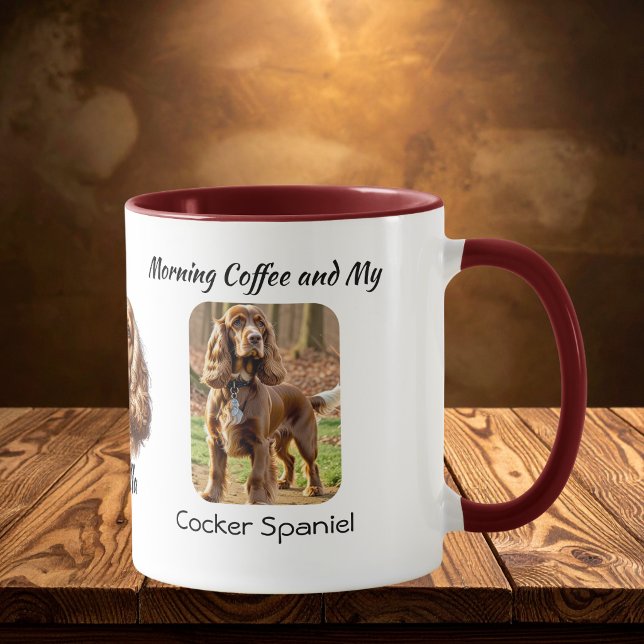 Keepsake Photo Cocker Spaniel Personalise Mug (Creator Uploaded)