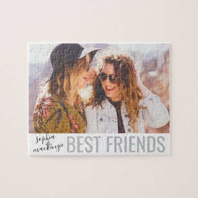 Keepsake Photo Puzzle Best Friends Birthday Gift (Horizontal)