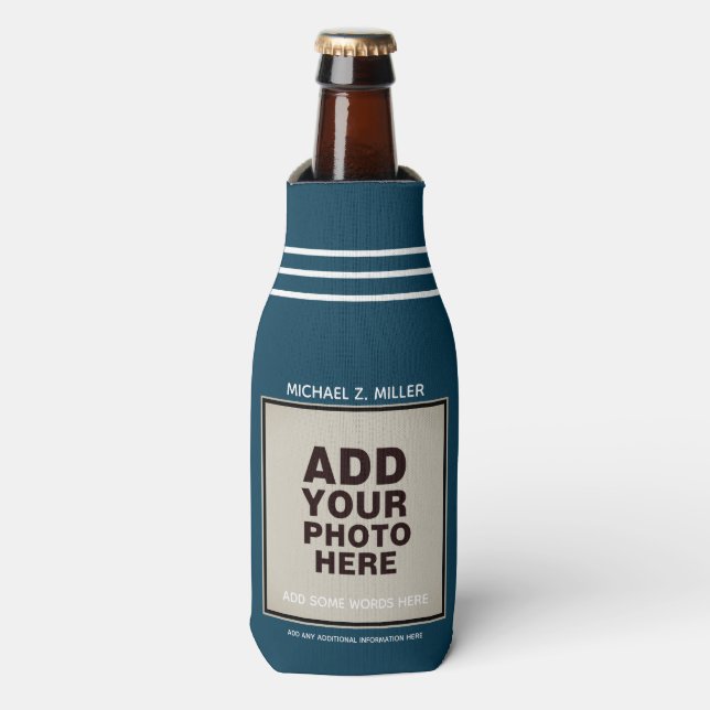 keepsake photography bottle cooler (Bottle Front)