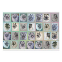 Kees heads wrapping paper