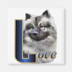 Keeshond Art Gifts Magnet