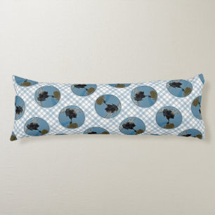 Keeshond Ballet Photograph Cute Original Dog Art Body Cushion