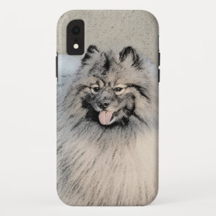 Keeshond Brothers Painting - Original Dog Art iPhone XR Case
