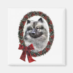 Keeshond Christmas Gifts Magnet