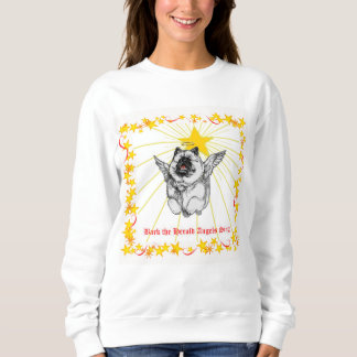 Keeshond Christmas sweatshirt