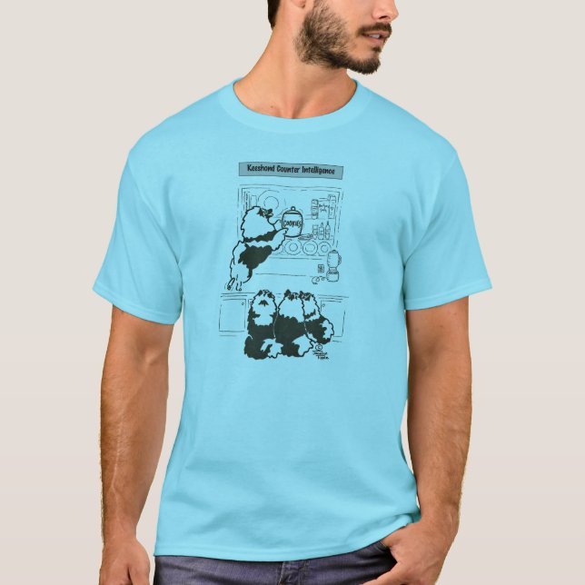keeshond counter intelligence T-Shirt (Front)