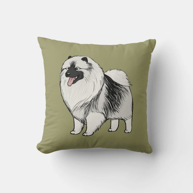 Keeshond Cushion (Front)