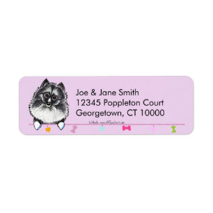 Keeshond Cute Dangles Thistle