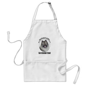 Keeshond Dad Standard Apron