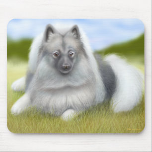 Keeshond Dog Mouse Mat