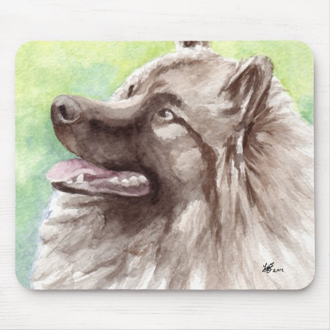 Keeshond Dog Mousepads (Front)