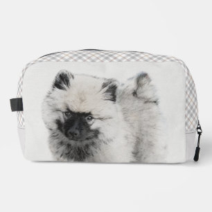 Keeshond Drawing Kees Puppy Cute Original Dog Art Dopp Kit