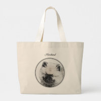 Keeshond Drawing Kees Puppy Cute Original Dog Art