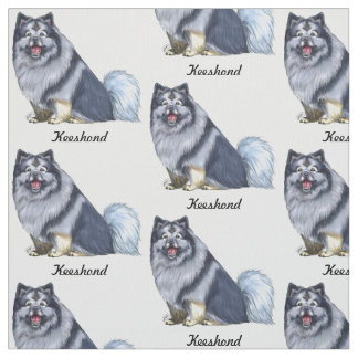 Keeshond Fabric